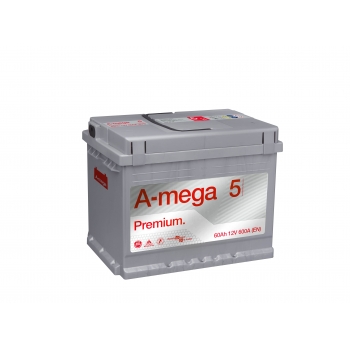 Akumulator AMEGA Premium M5 12V 60Ah 600A